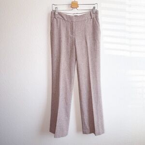 J. Crew Tan Low Rise Wool Blend Dress Pant Women’s Size 2